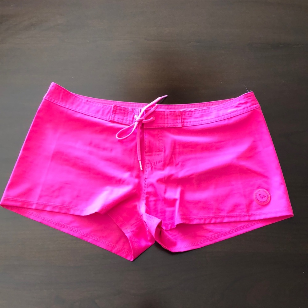 Foxy Board Shorts - Neon Pink